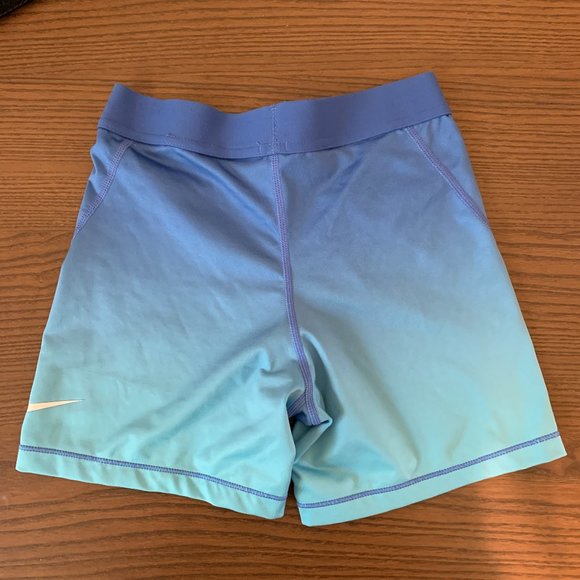 Girls Nike PRO Shorts L Multi-color - Picture 2 of 5